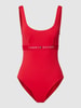 TOMMY HILFIGER Badpak met labeldetail, model 'ONE PIECE' Rood