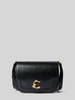 Coccinelle Crossbody Bag aus Leder mit Label-Detail Black