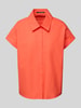 Luisa Cerano Relaxed Fit Bluse mit Kappärmeln Koralle