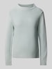 Marc O'Polo Slim Fit Strickpullover aus hochwertiger Baumwolle mit feinem Linksstrick Mint