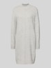 Christian Berg Woman Gebreide jurk met opstaande kraag Zilver