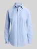 Polo Ralph Lauren Slim Fit overhemdblouse van katoenmix Lichtblauw