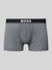 BOSS Trunks aus Baumwoll-Mix Mittelgrau