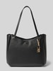 GUESS Tote bag ze skóry imitacji model 'Gilda' Czarny