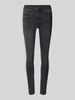 Liu Jo White High Waist Jeans mit Gesäßtaschen Black