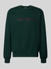 Carhartt Work In Progress Bluza o kroju regular fit z mieszanki bawełny z wyhaftowanym logo Ciemnozielony