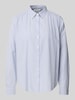 Tom Tailor Regular fit overhemdblouse van puur katoen Lichtblauw