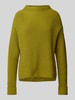 Selected Femme Gebreide pullover met turtleneck, model 'SELMA' Lichtgroen