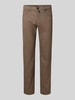 Pierre Cardin Slim fit stoffen broek met viscose, model 'Lyon' Beige