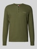 Tommy Jeans Regular fit shirt met lange mouwen van puur katoen Olijfgroen