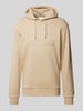 Gant Hoodie met labelstitching Beige