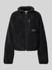 The North Face Sherpa Jacket mit Label-Stitching Modell 'EXTREME PILE' Metallic Black