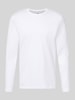 Christian Berg Men Longsleeve aus reiner Baumwolle Weiss