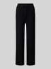 Marc O'Polo Spodnie sportowe o szerokim kroju z mieszanki modalu Czarny