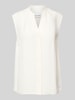 Calvin Klein Womenswear Bluse mit durchgehender Knopfleiste Offwhite