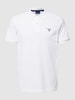 Gant Poloshirt mit Brand-Stitching Modell 'THE SUMMER PIQUE' Weiß
