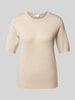 Kaffe Gebreide pullover met 1/2-mouwen, model 'lizza' Beige