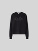 Lala Berlin Oversized Sweatshirt aus Baumwolle Black