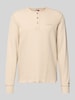 Tommy Jeans Regular fit shirt met lange mouwen van puur katoen Beige