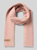 JOOP! Schal mit Label-Patch Hellrosa