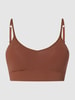 Saisei Bralette aus Mikrofaser  Mittelbraun