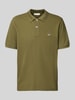 Gant Poloshirt mit Label-Stitching Oliv