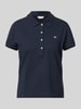 Gant Poloshirt mit Label-Stitching Marine