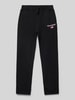 Polo Sport Sweatpants met labelstitching Zwart