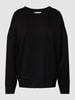 Christian Berg Woman Sweatshirt mit Rundhalsausschnitt Black