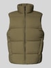 Tom Tailor Denim Regular fit outdoorvest met opstaande kraag Olijfgroen