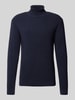 SELECTED HOMME Strickpullover mit Rollkragen Modell 'THEO' Marine