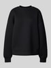 TheJoggConcept Sweatshirt mit überschnittenen Schultern Modell 'RAYA' Black