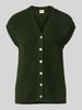 ICHI Strickweste mit V-Ausschnitt Modell 'BELABLUE' Khaki