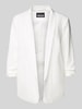 Pieces Regular Fit Longblazer mit Viskose-Anteil Modell 'BOSELLA' Weiss