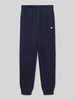 CHAMPION Sweatpants met logo en elastische band Marineblauw