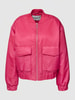 Marc O'Polo Denim Bomberjacke mit Pattentaschen Fuchsia