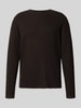 Jack & Jones Gebreide pullover met ronde hals, model 'GEORGE' Donkerbruin