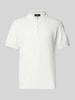 Cinque Regular Fit Poloshirt mit Strukturmuster Modell 'FLAVI' Offwhite