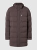 Pierre Cardin Steppjacke mit Kapuze - 'Futureflex' Aubergine Melange