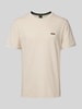 BOSS Green T-Shirt mit Label-Print Modell 'Taul' Beige