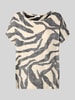 Tom Tailor Loose Fit T-Shirt aus reiner Baumwolle Beige