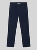 s.Oliver RED LABEL Regular fit chino van katoenmix model 'PETE' Marineblauw