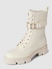 Guess Laarzen met vetersluiting, model 'MADOX' Offwhite