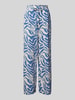 Christian Berg Woman Stoffhose mit Tunnelzug Hellblau