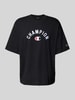 CHAMPION Relaxed fit T-shirt met labelstitching Zwart