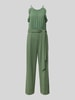 V.M. Jumpsuit met strikceintuur Rietgroen