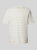 Jack & Jones Premium T-Shirt mit Streifenmuster Modell 'JACK' Weiss