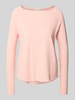 American Vintage Longsleeve mit U-Boot-Ausschnitt Modell 'SONOMA' Rosa
