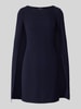 Lauren Ralph Lauren Cocktailkleid mit Rundhalsausschnitt Modell 'PETRA' Marine