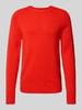 Tommy Hilfiger Regular Fit Strickpullover aus feinster Wolle  Rot
